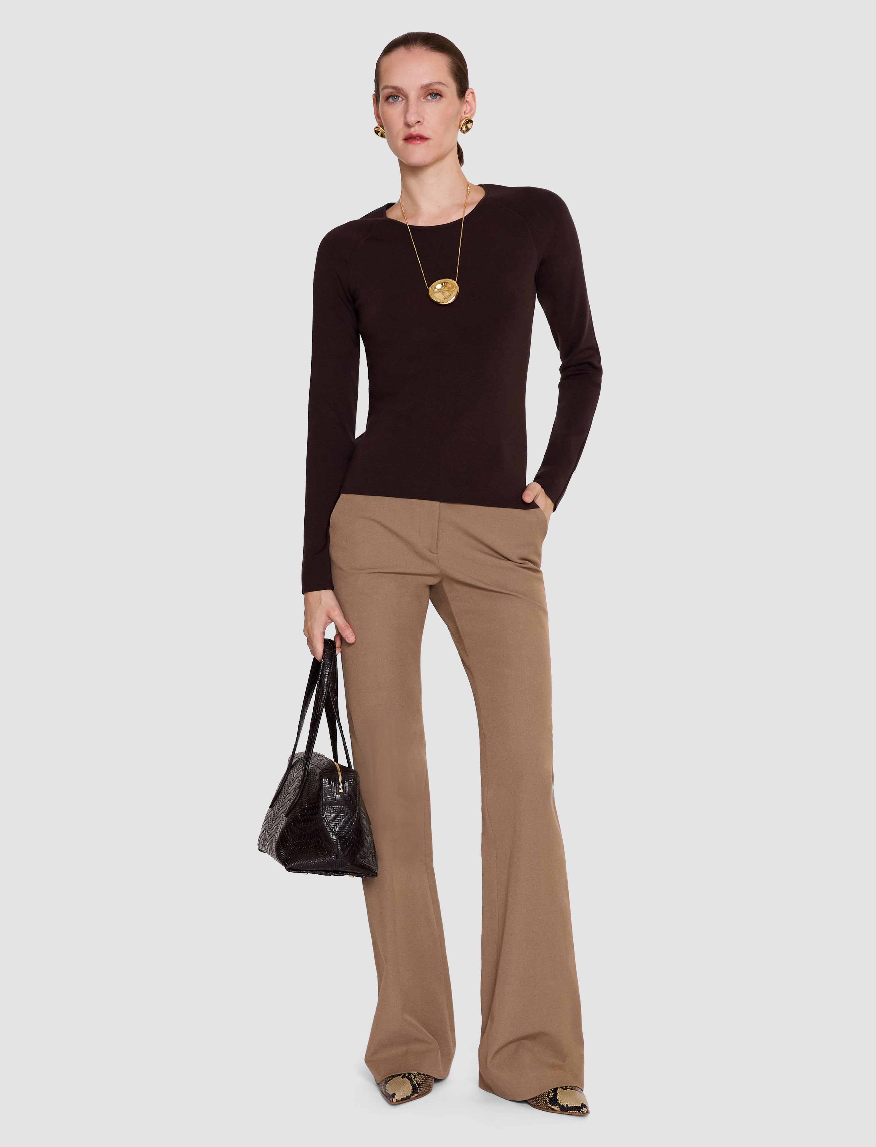 brown-nali-silk-stretch-top-JOSEPH