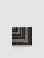 Grey Neoma Wool Jacquard Scarf - Joseph