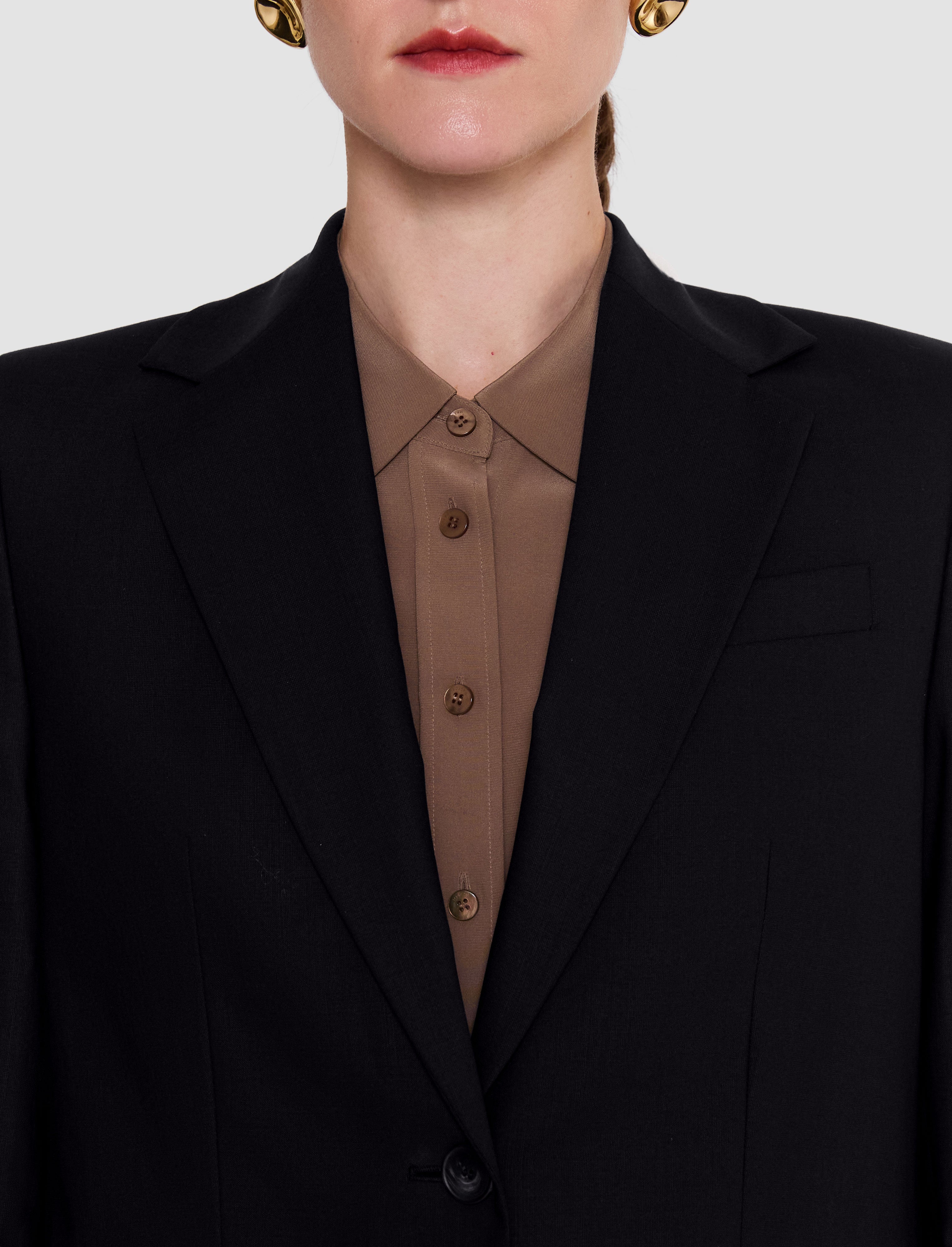 black-jackie-wool-tailoring-stretch-jacket-JOSEPH