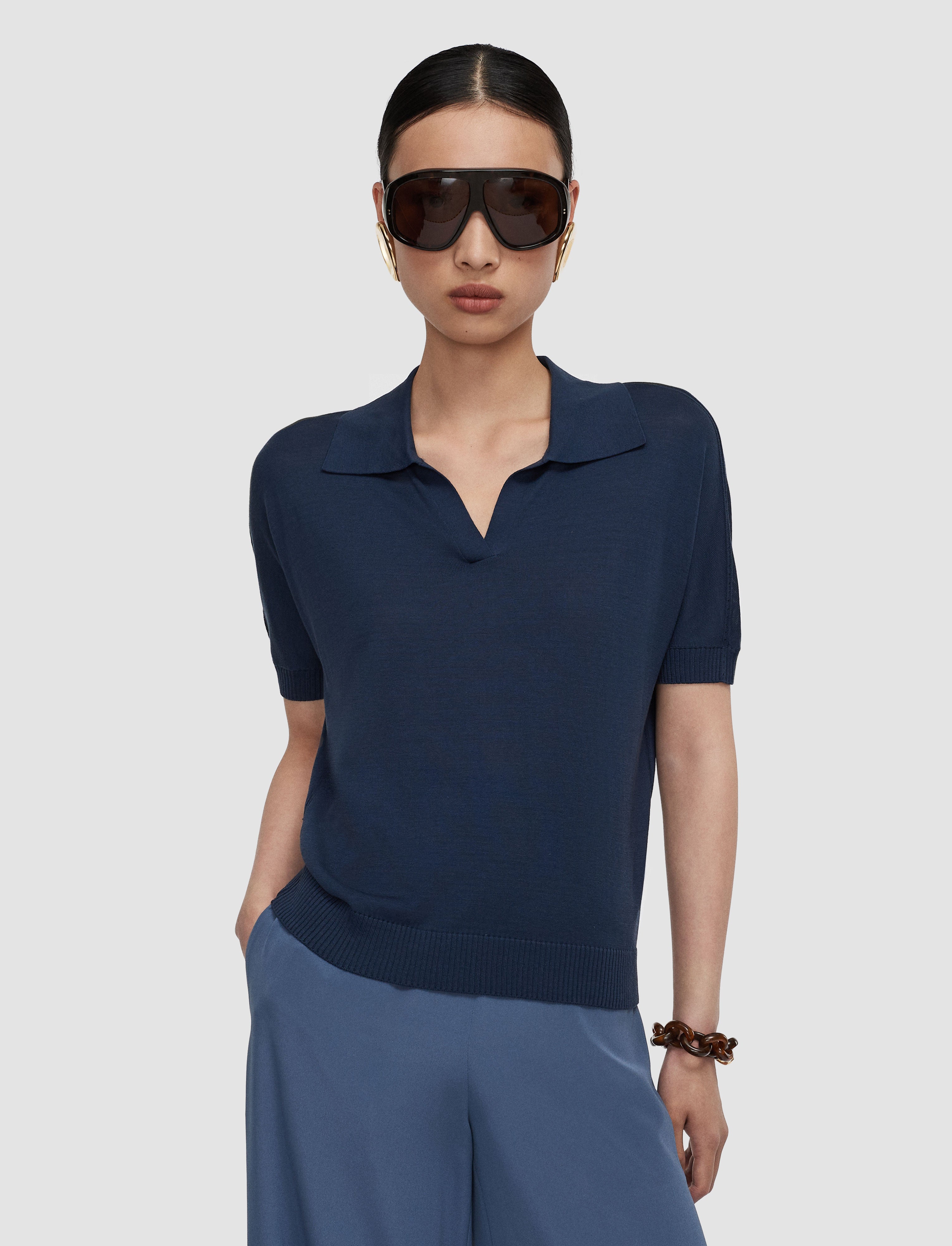 bleu-polo-niata-en-soie-superfine-JOSEPH