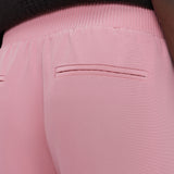 Pink Nour Satin Twill Trousers - Joseph