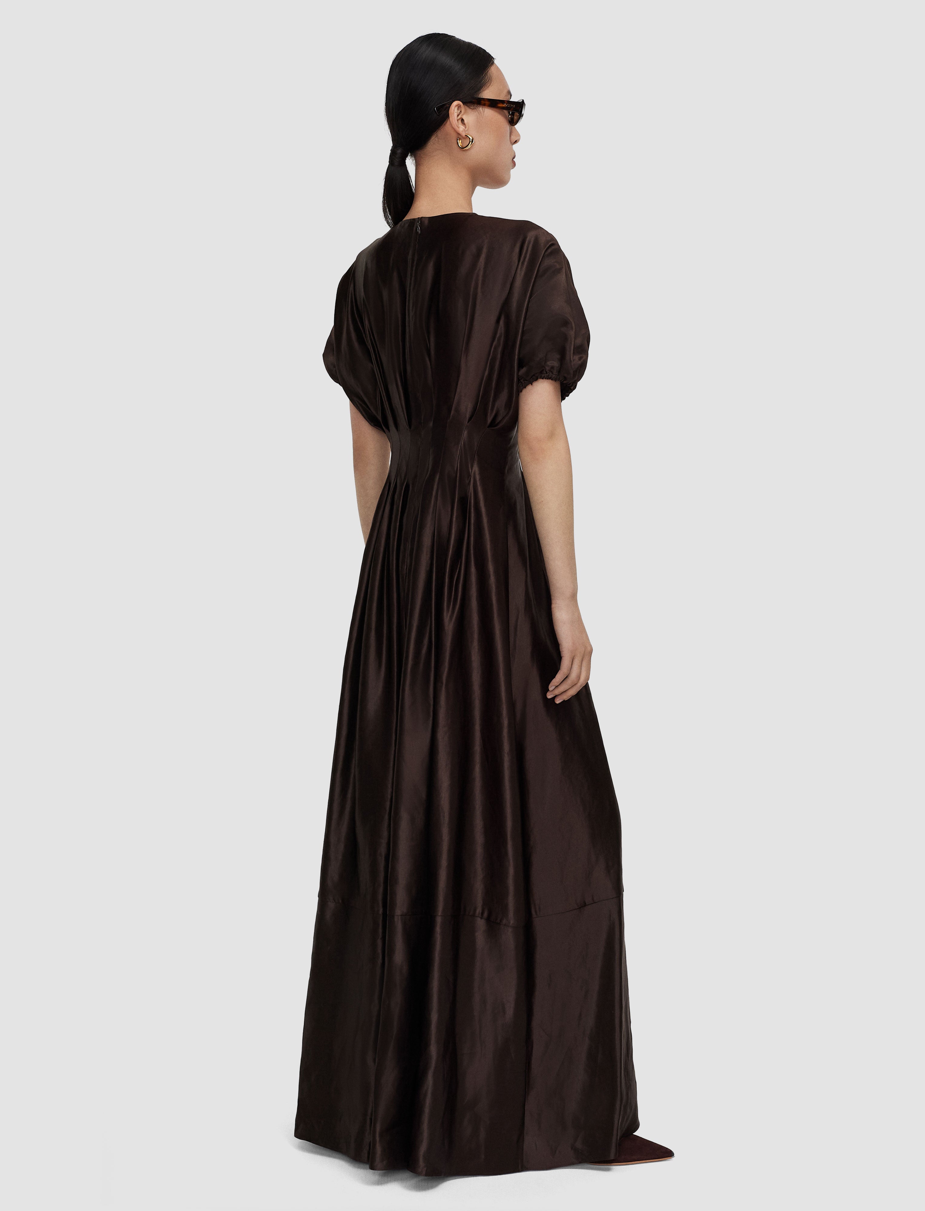 marron-robe-nova-en-melange-soie-et-lin-JOSEPH