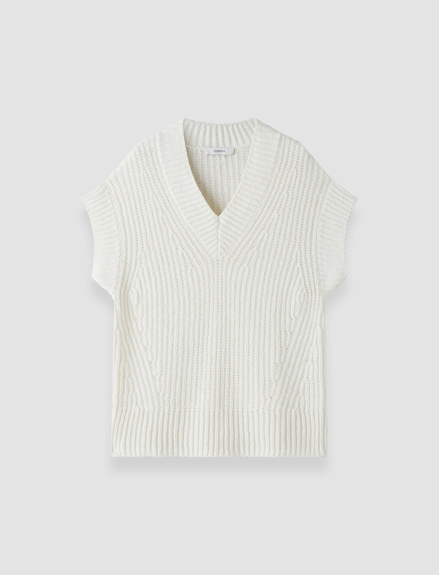 blanc-top-nylas-en-maille-eponge-de-coton-JOSEPH