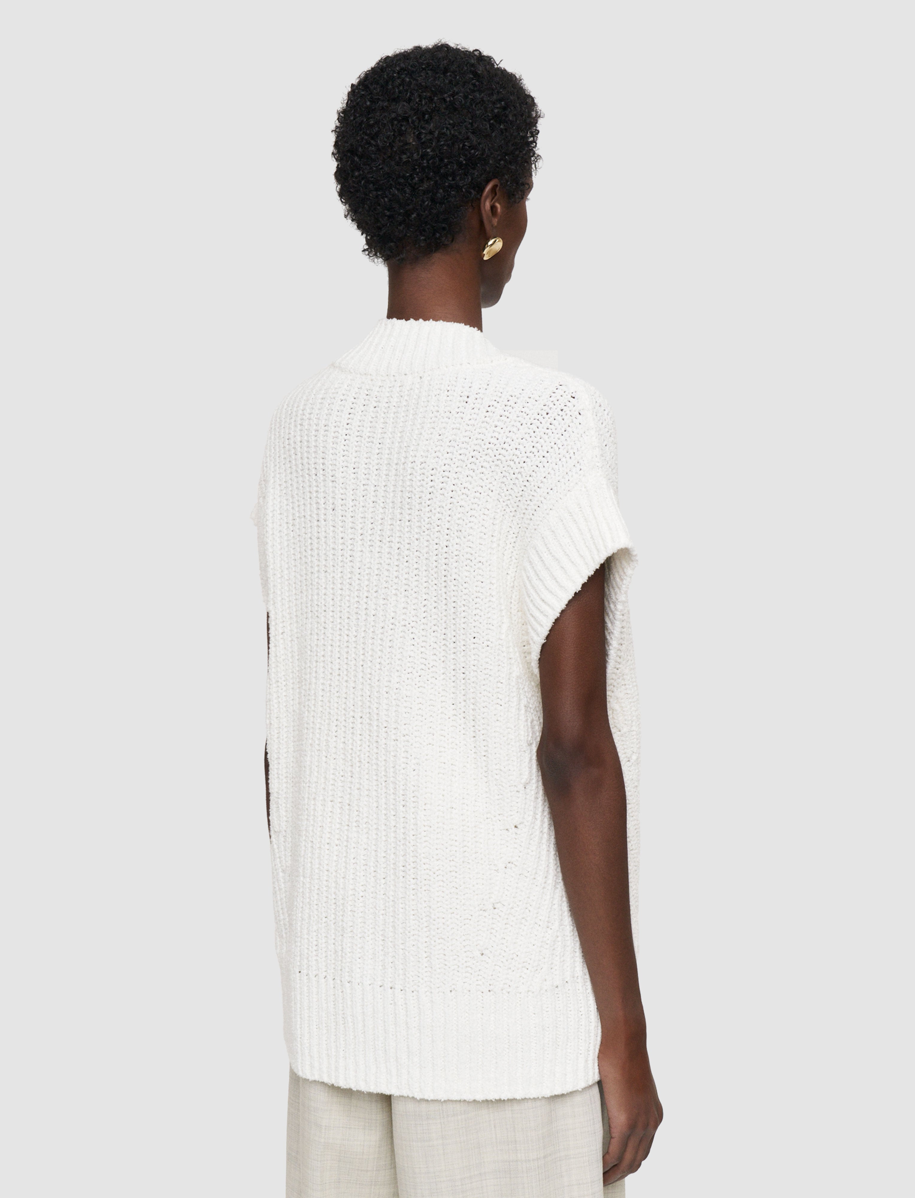 blanc-top-nylas-en-maille-eponge-de-coton-JOSEPH