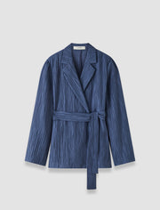 Blue Nymph Fluid Crinkle Jacket - Joseph