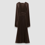 Ortiz Pleated Woven Dress