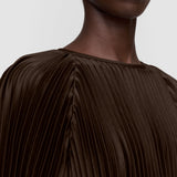 Ortiz Pleated Woven Dress
