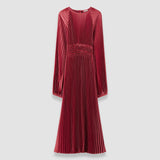 Robe Ortiz plissée en tissu 