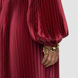 Robe Ortiz plissée en tissu 