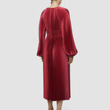 Robe Ortiz plissée en tissu 