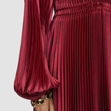 Robe Ortiz plissée en tissu 