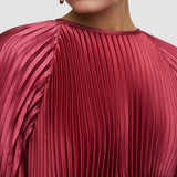Robe Ortiz plissée en tissu 