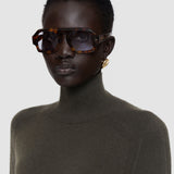 Green Oxna Light Pure Cashmere High Neck Jumper - Joseph