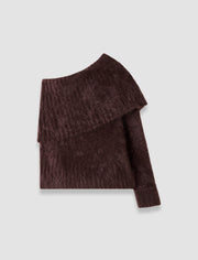 Brown Parwich Super Brushed Cashmere Jumper - Joseph