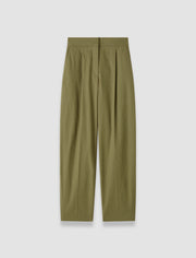 Green Paver Light Cotton Trousers - Joseph