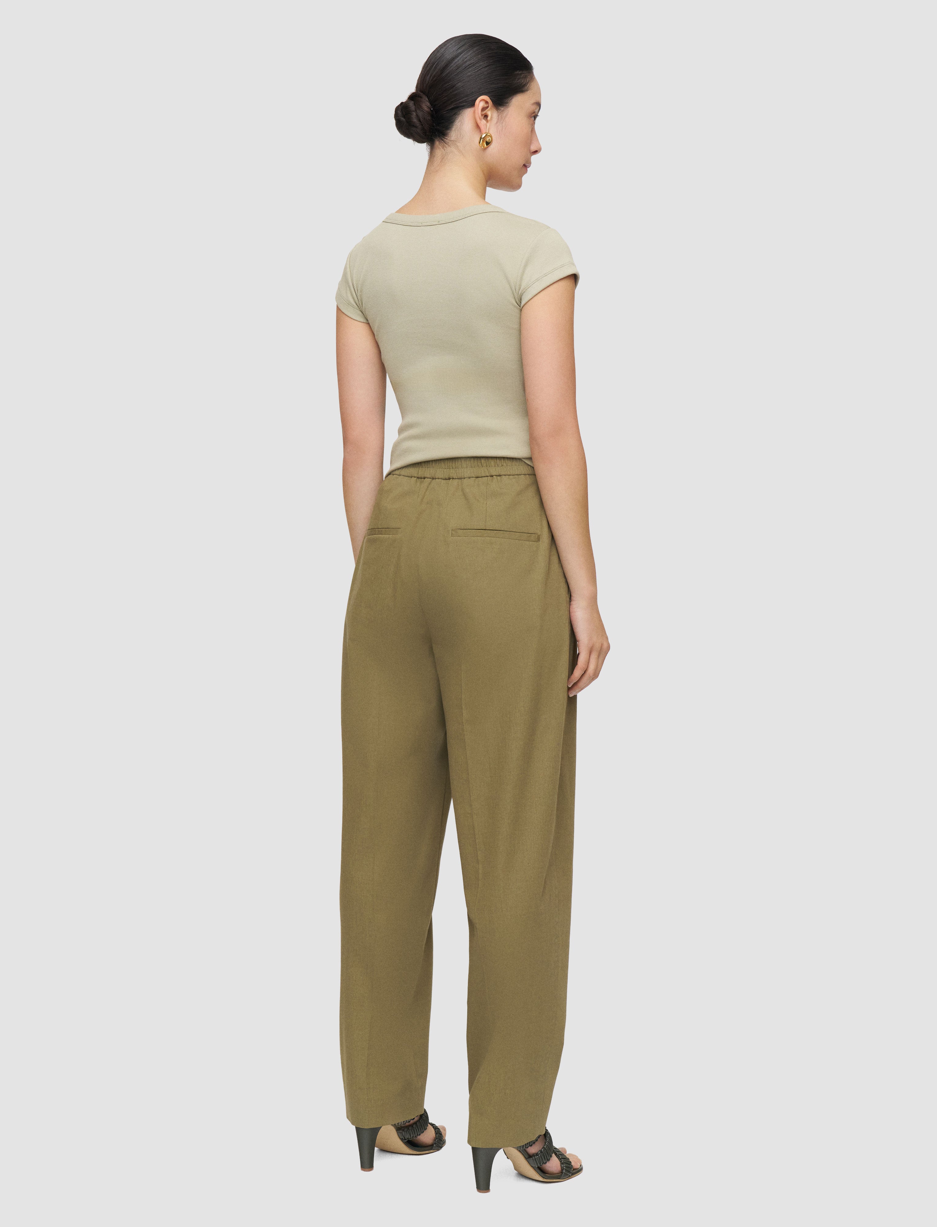 vert-pantalon-paver-en-coton-leger-JOSEPH