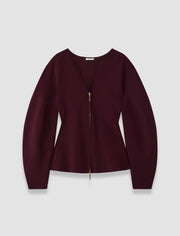 Purple Peggy Compact Milano Jacket - Joseph