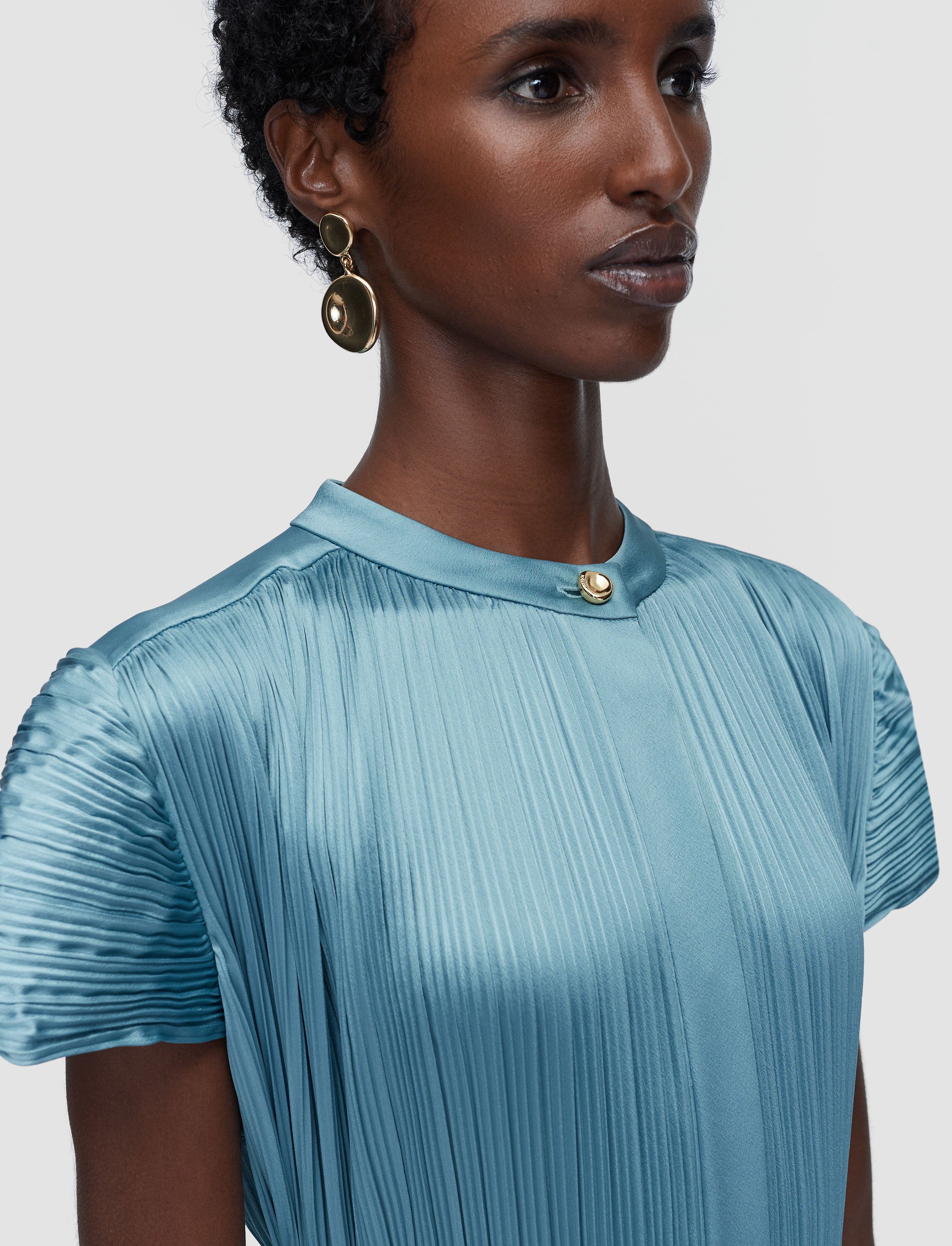 blue-phare-pleated-satin-dress-JOSEPH