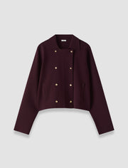 Purple Pilar Compact Milano Jacket - Joseph