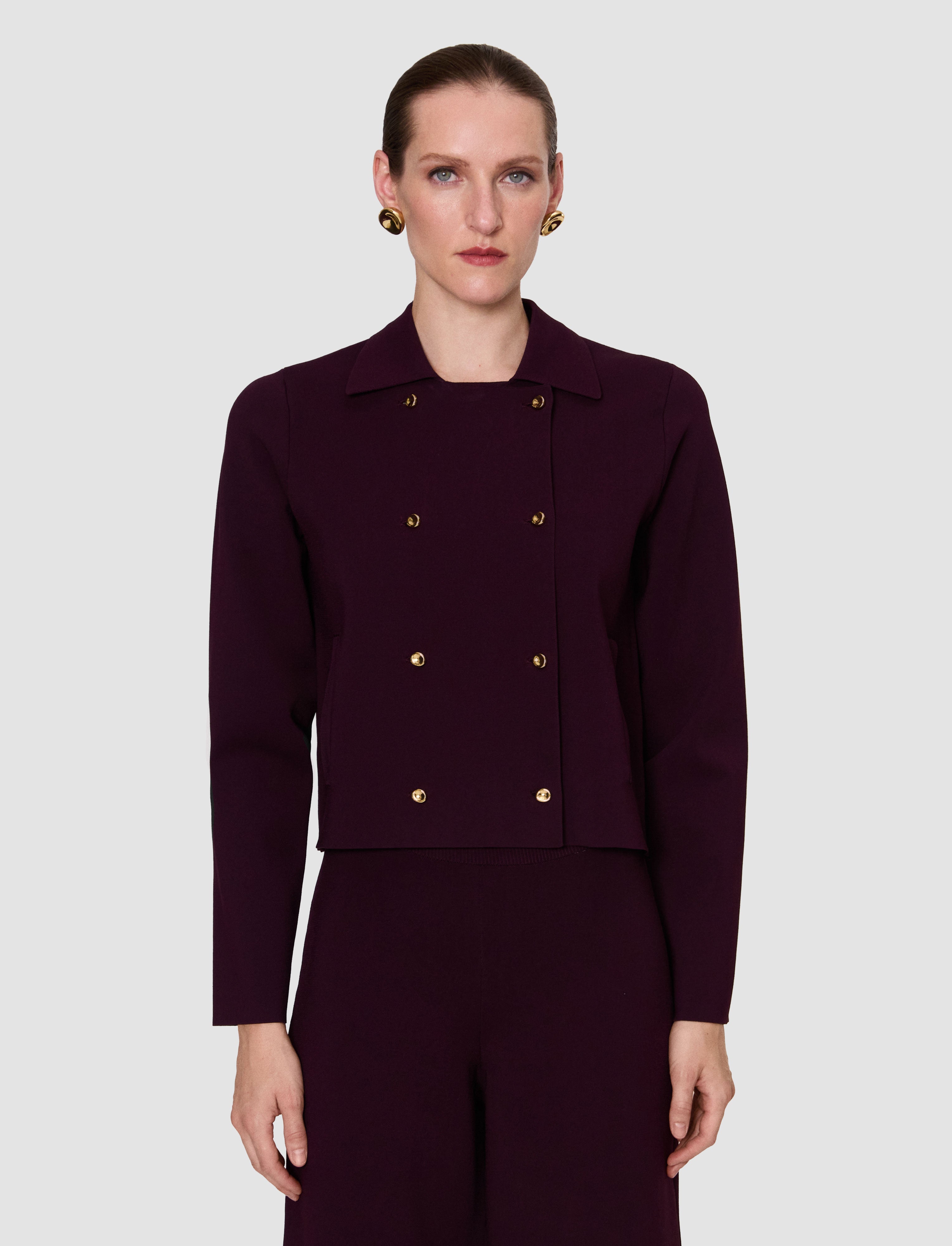 violet-veste-pilar-en-maille-compact-milano-JOSEPH
