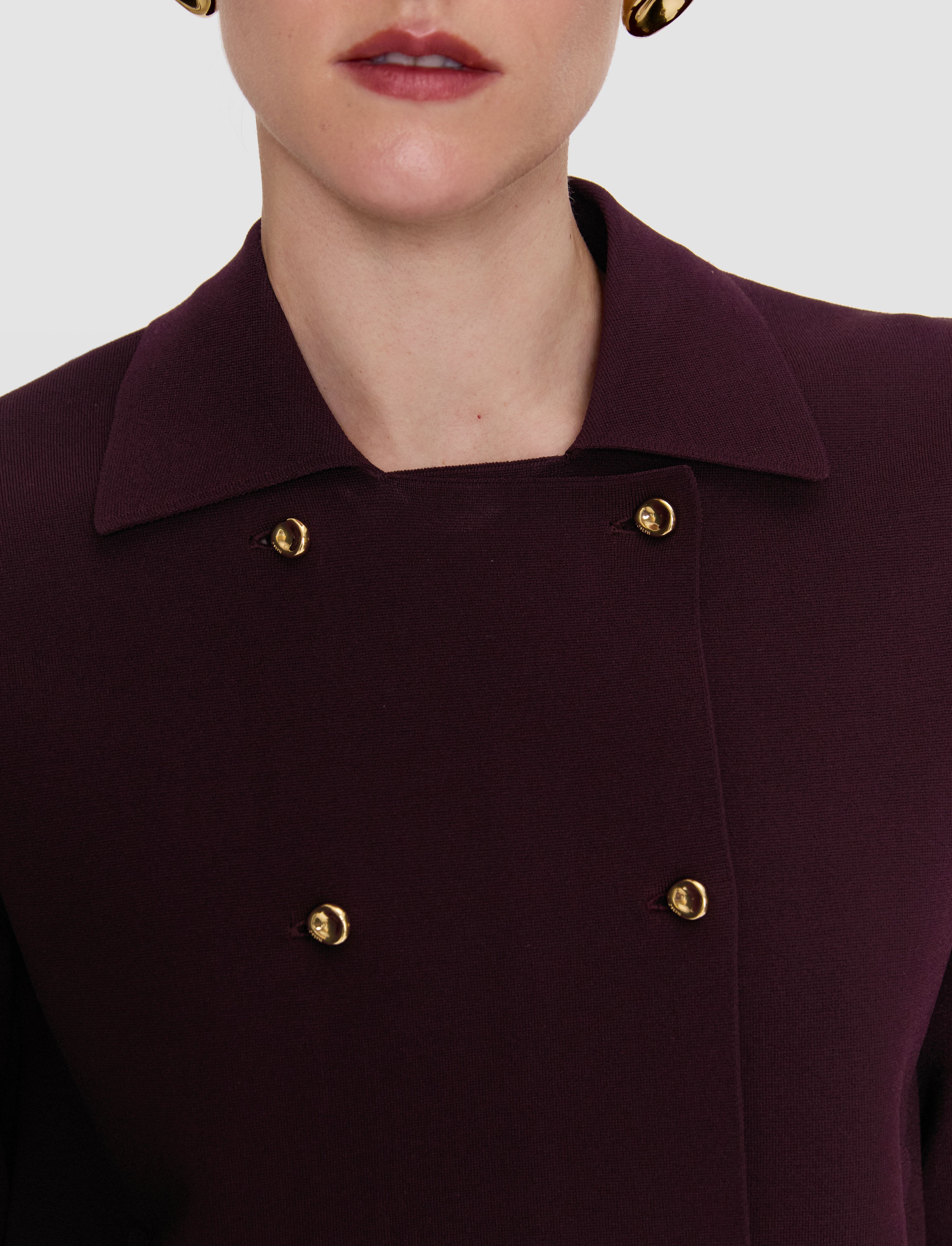 violet-veste-pilar-en-maille-compact-milano-JOSEPH