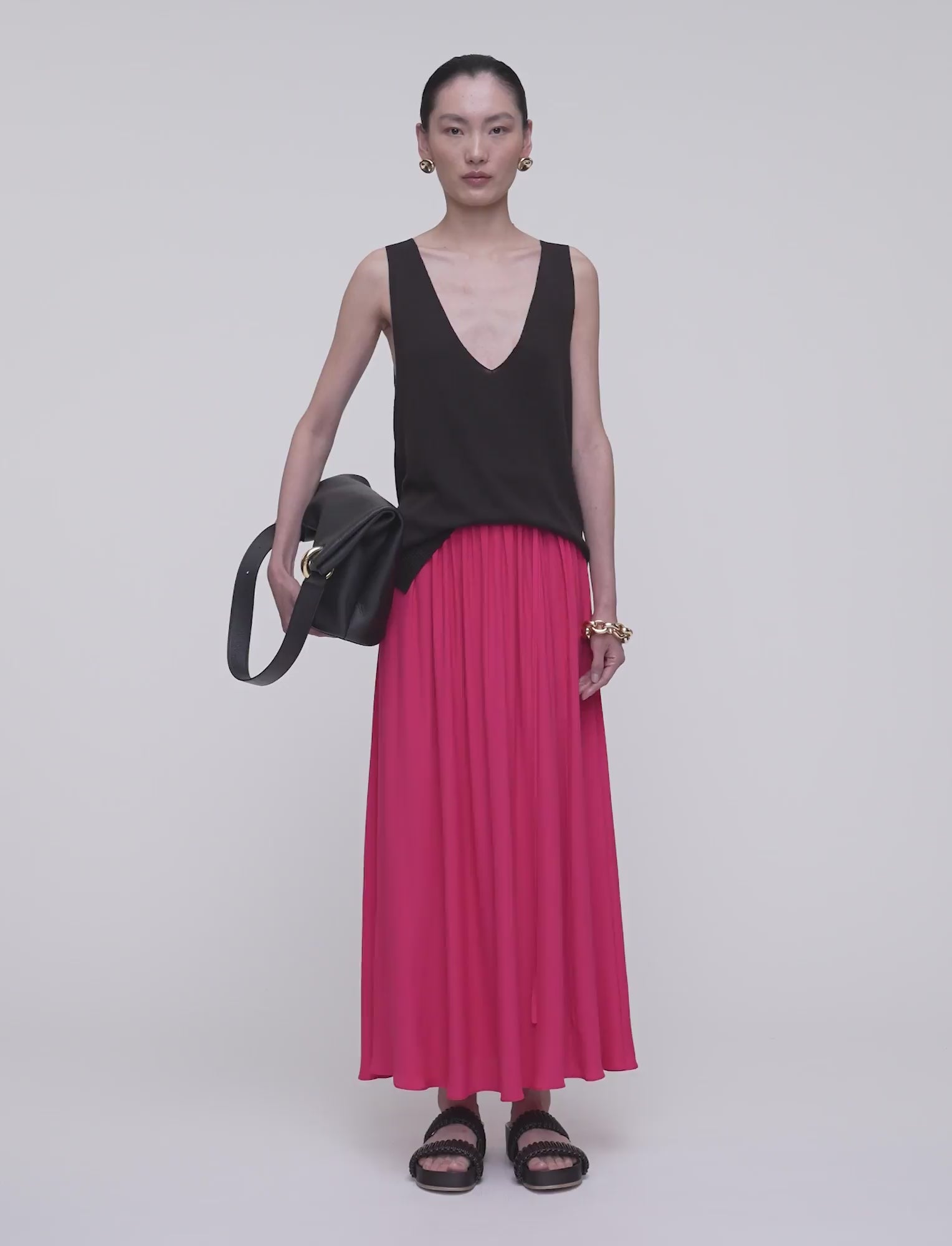 pink-elba-silk-blend-crepe-skirt-JOSEPH