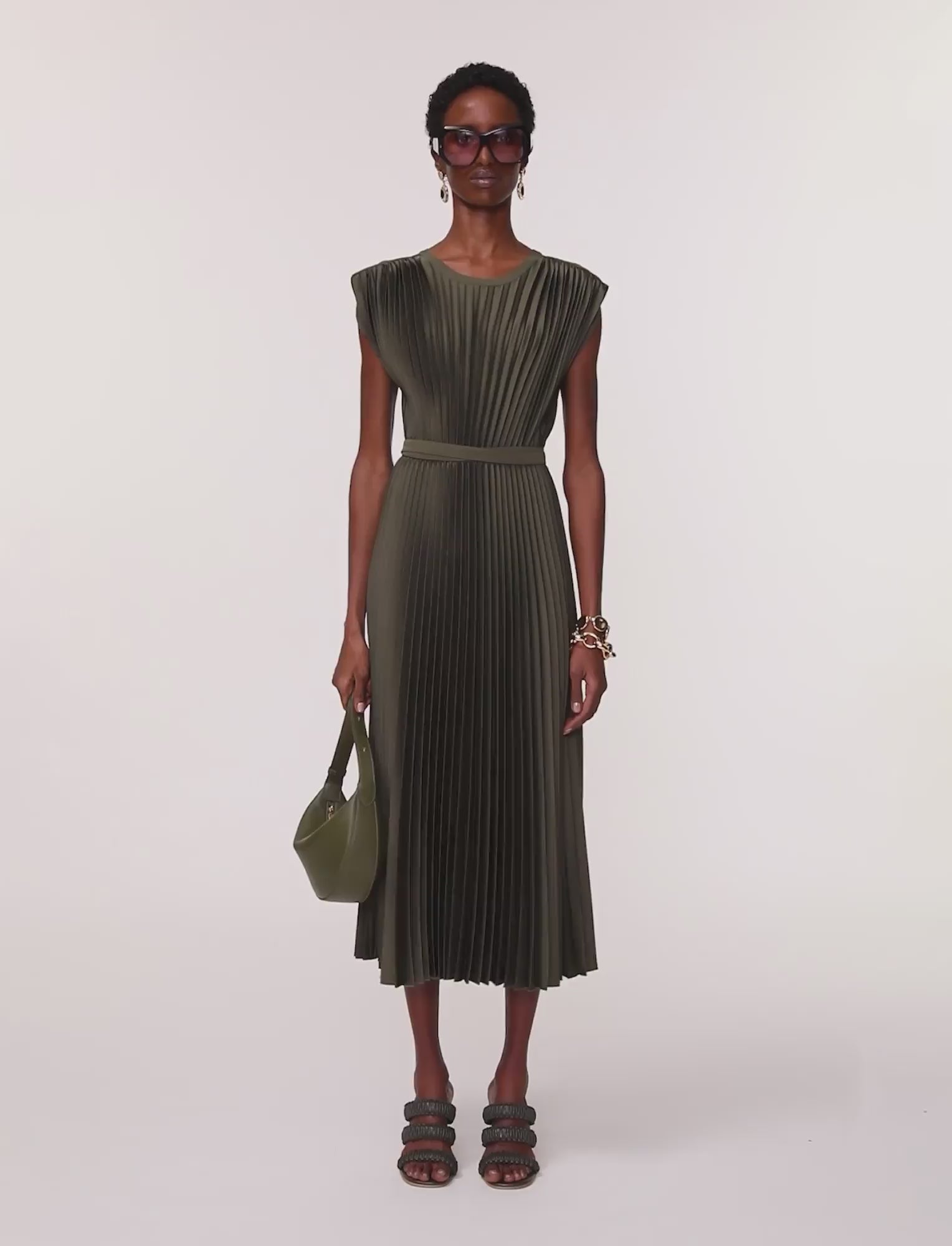green-volta-knit-weave-plisse-dress-JOSEPH