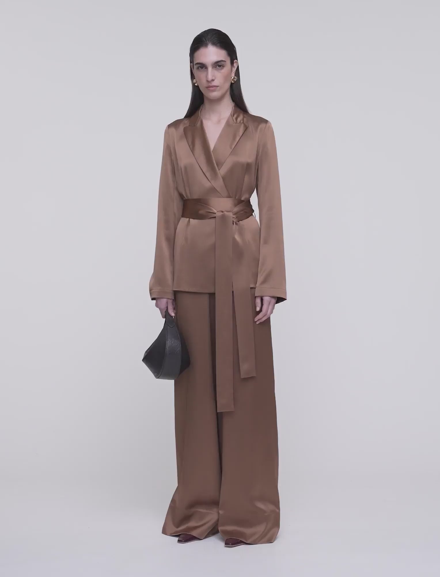 brown-archer-silk-satin-jacket-JOSEPH