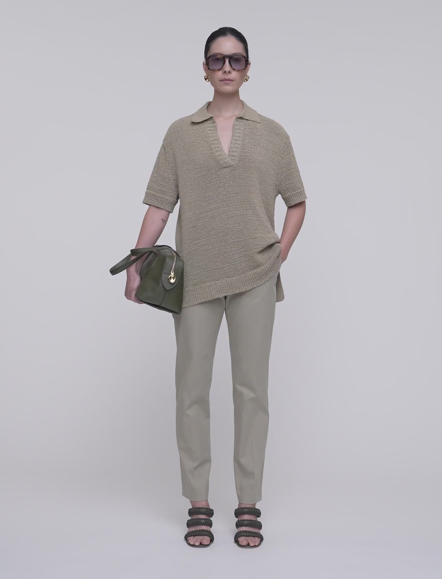 vert-pantalon-long-coleman-en-coton-leger-JOSEPH