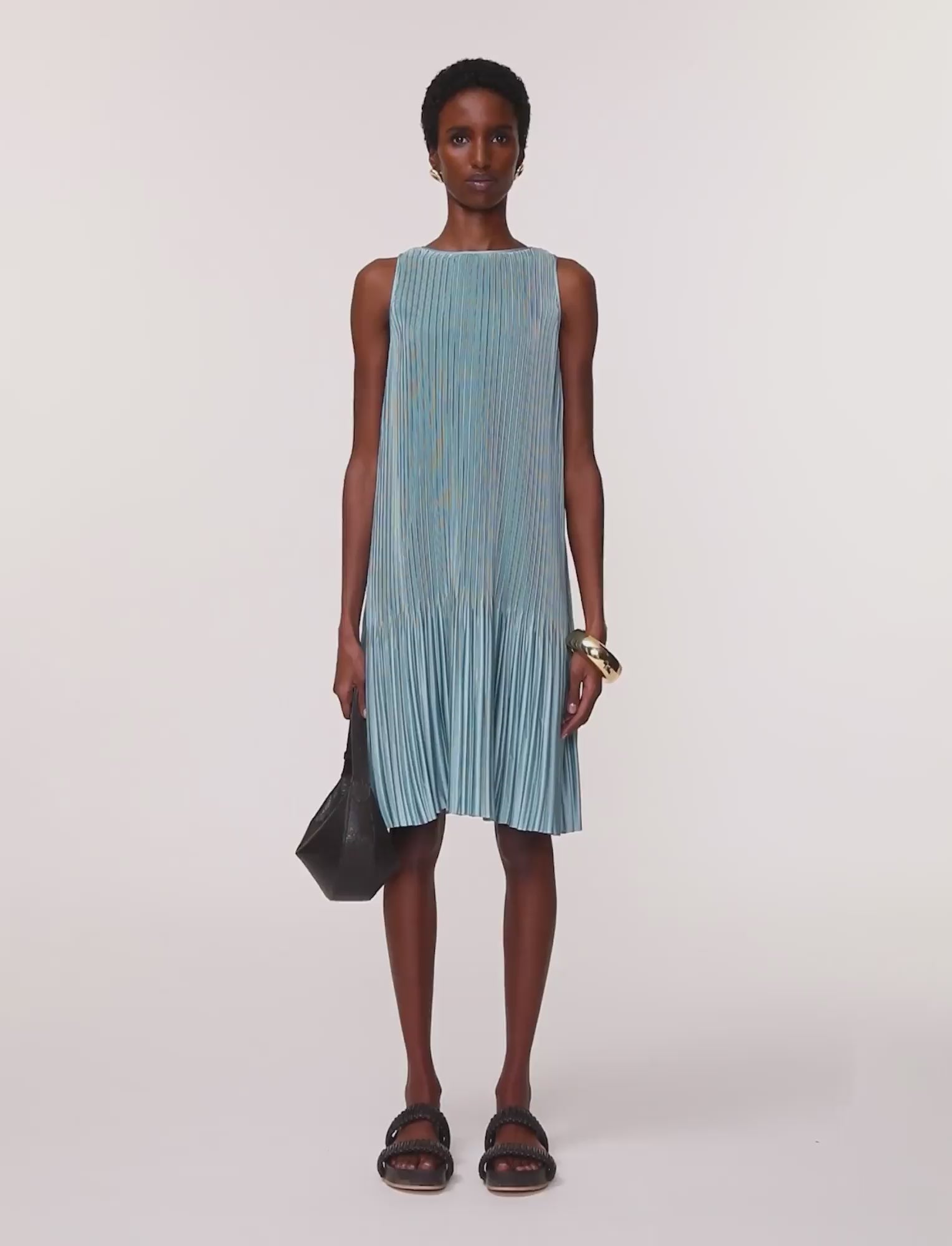 bleu-robe-rida-en-satin-plisse-JOSEPH