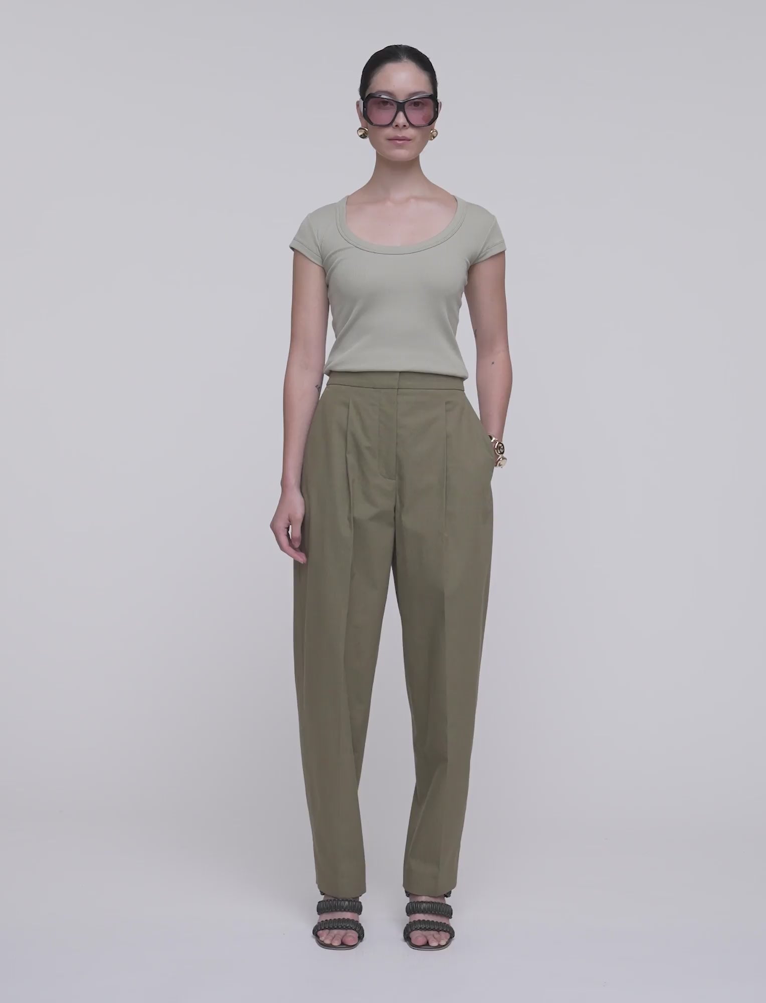 vert-pantalon-paver-en-coton-leger-JOSEPH