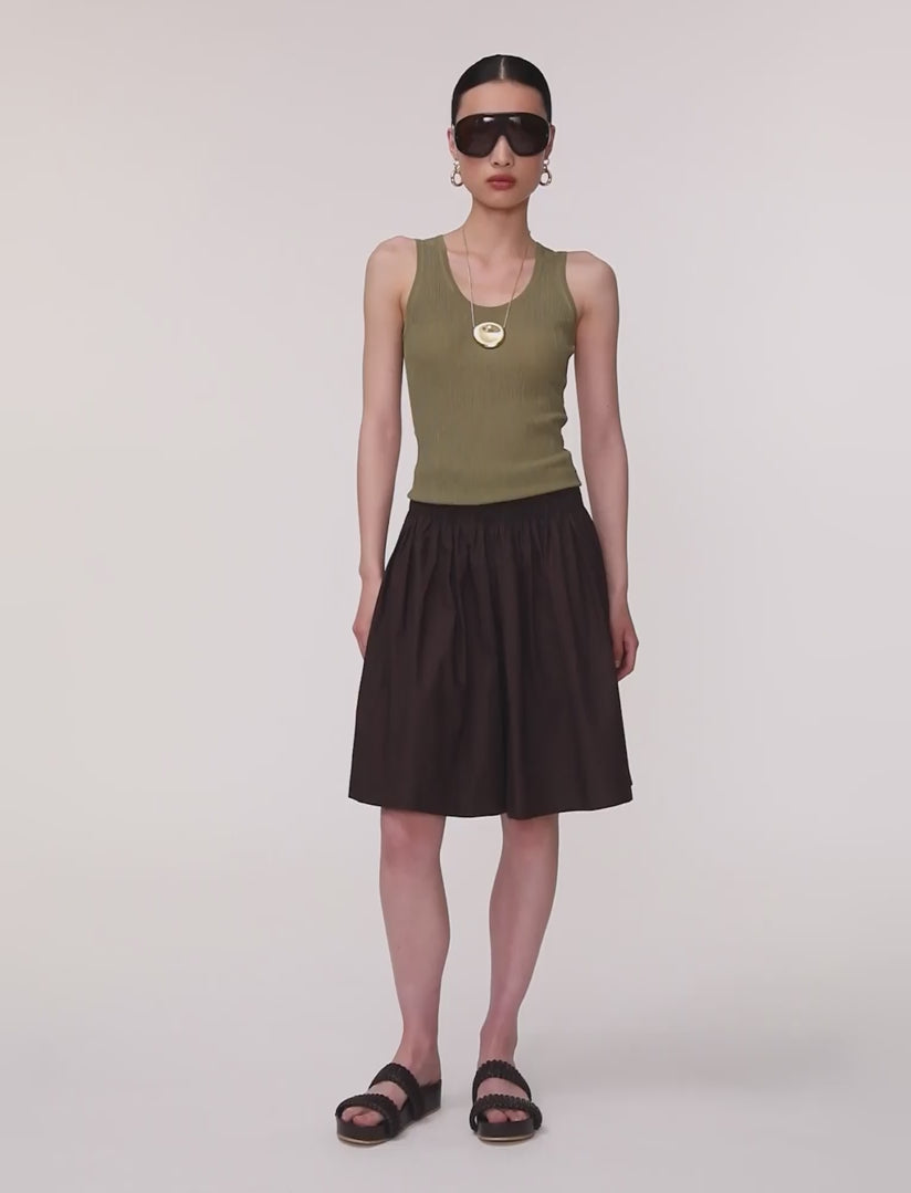 brown-aissa-cotton-poplin-shorts-JOSEPH
