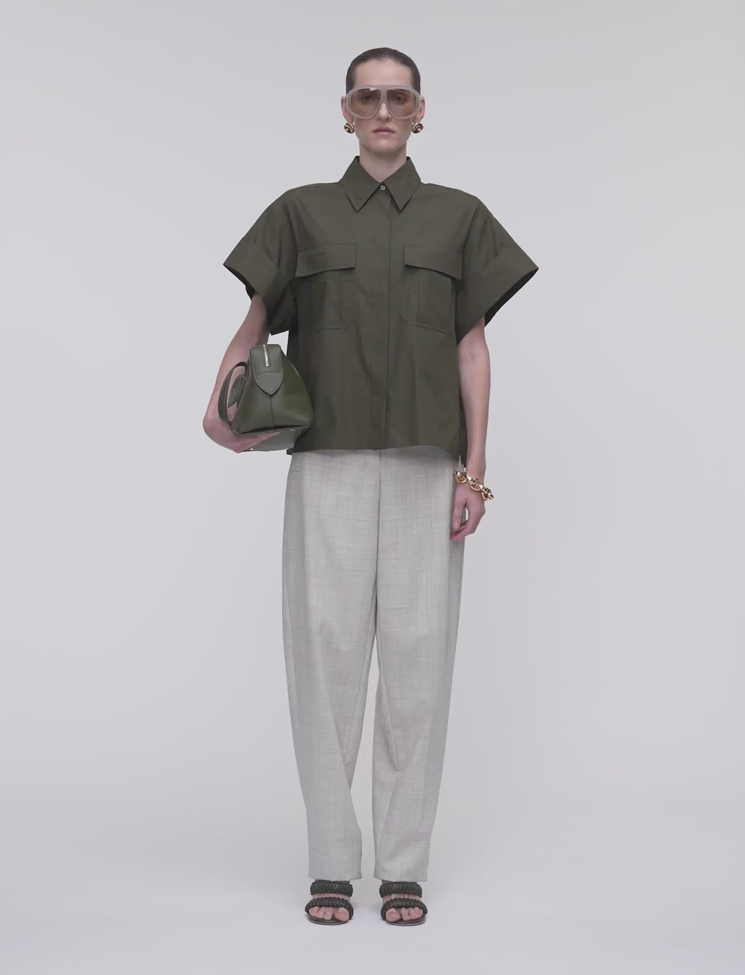 green-justo-cotton-poplin-shirt-JOSEPH