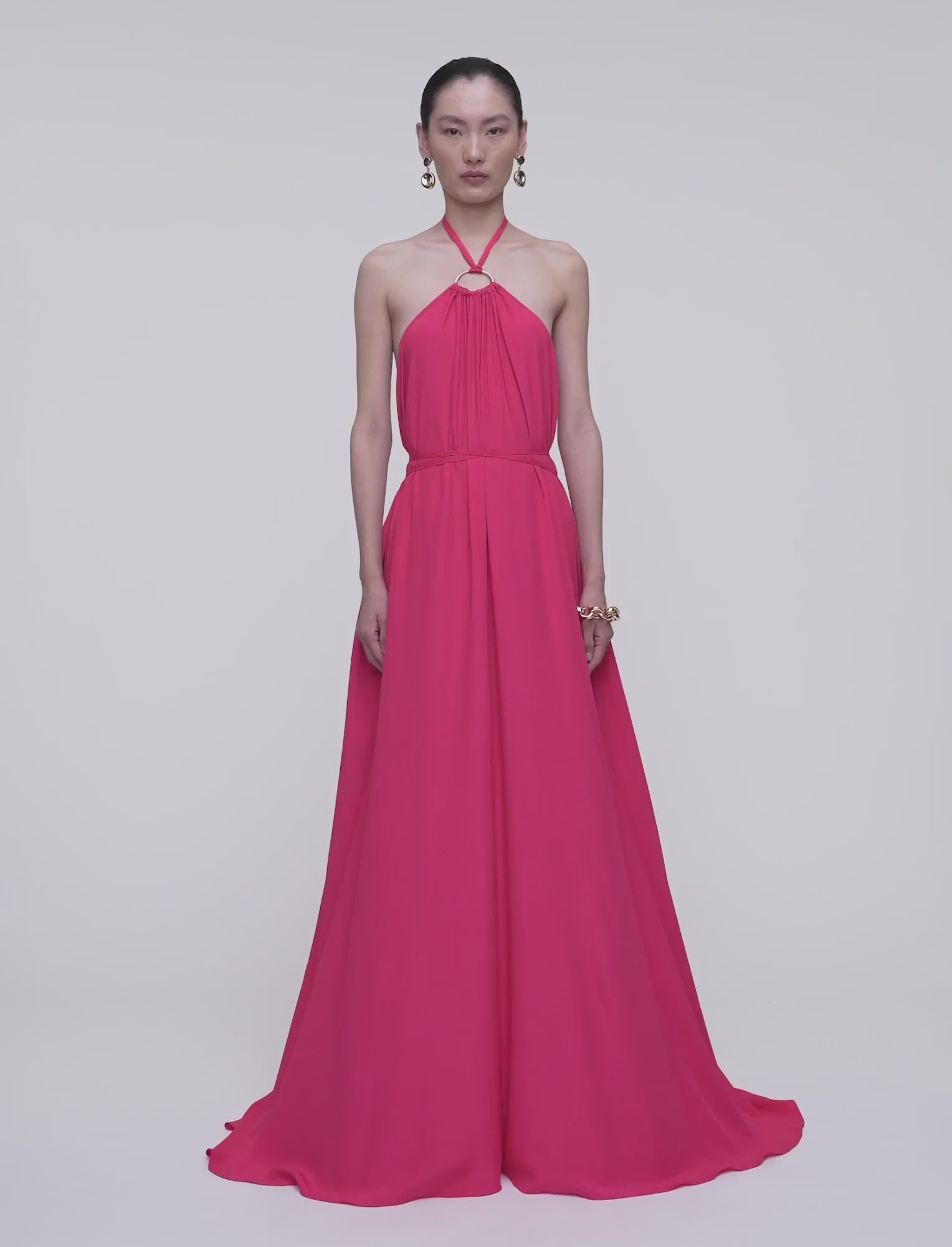 pink-zuzi-silk-blend-crepe-dress-JOSEPH