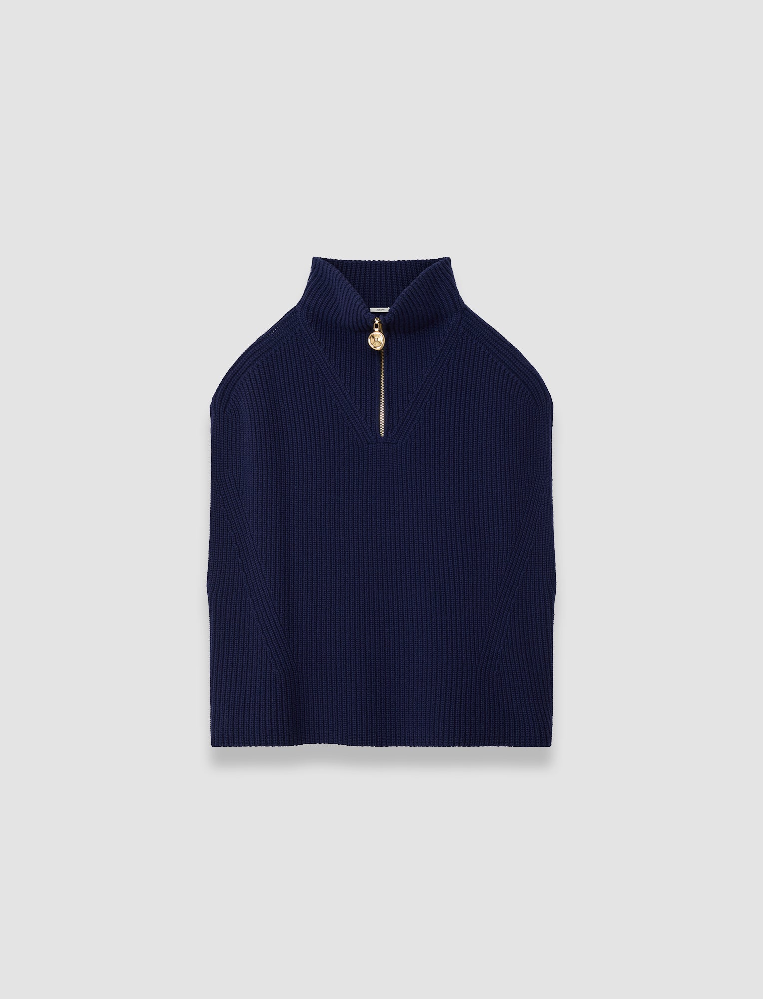 bleu-gilet-en-maille-cotelee-raffet-fisherman-rib-JOSEPH