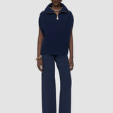 Blue Raffet Fisherman Rib Knitwear - Joseph