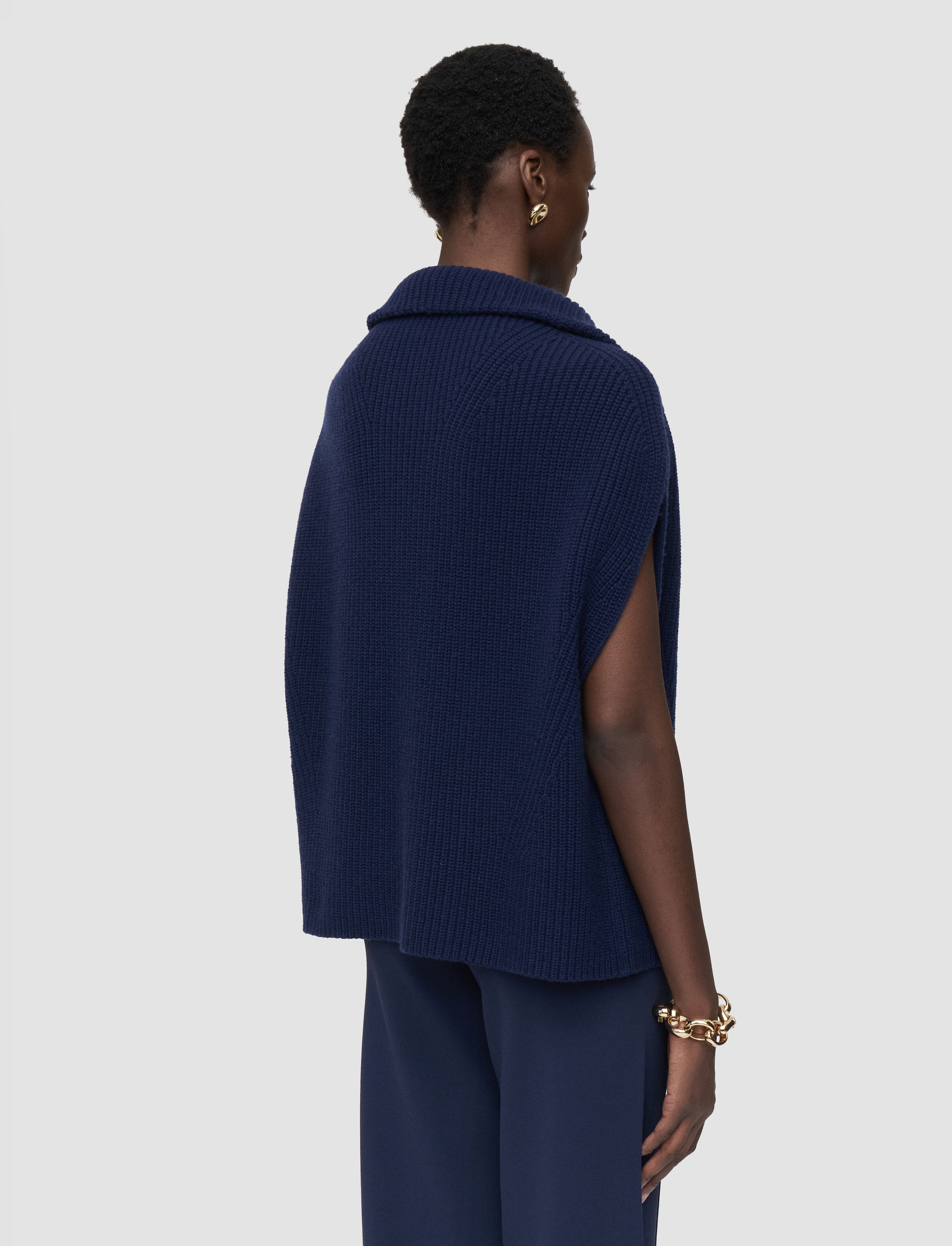 bleu-gilet-en-maille-cotelee-raffet-fisherman-rib-JOSEPH