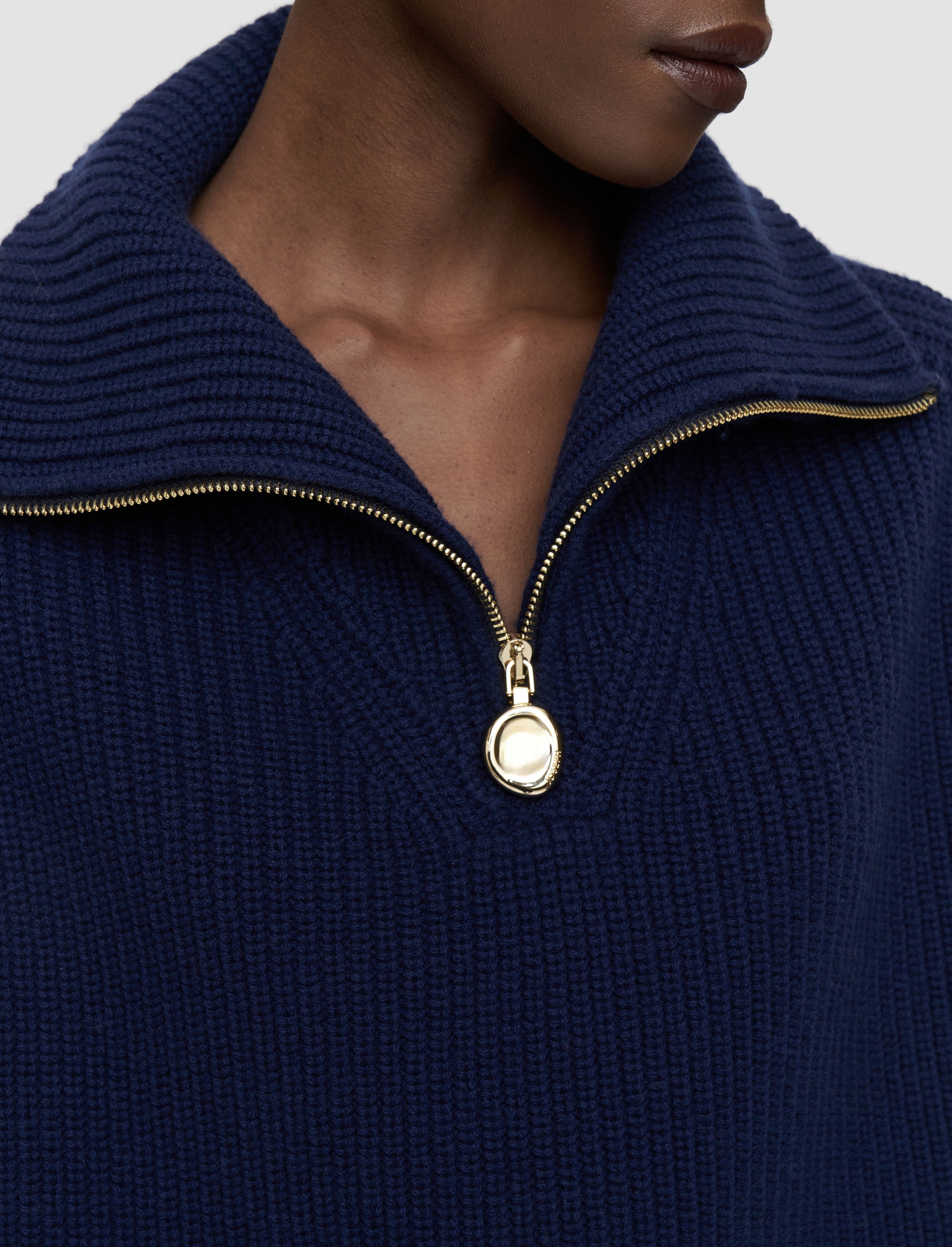 bleu-gilet-en-maille-cotelee-raffet-fisherman-rib-JOSEPH