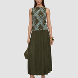 Multicolour Rahma Check Cotton Silk Knit Vest - Joseph