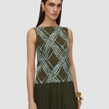 Multicolour Rahma Check Cotton Silk Knit Vest - Joseph