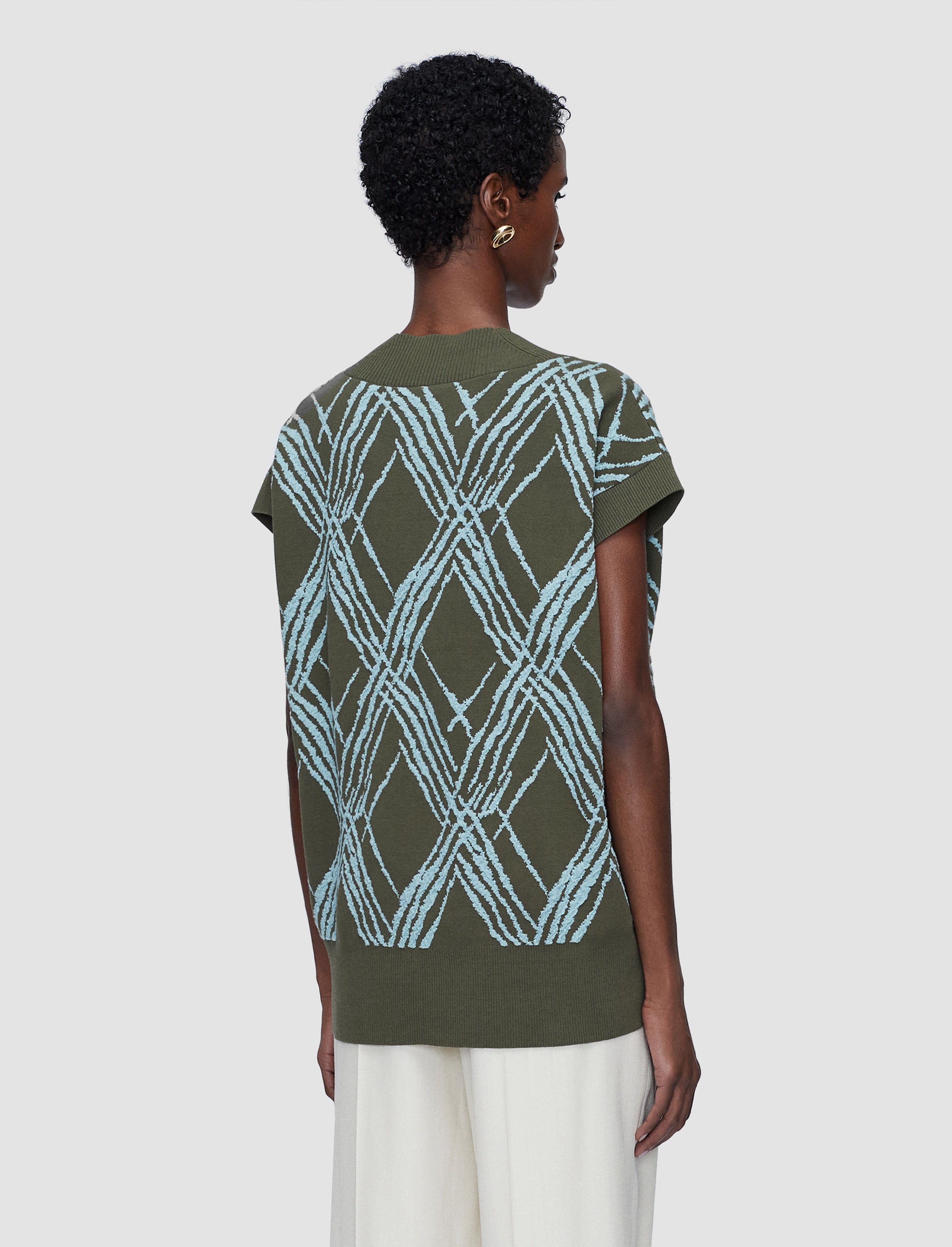 multicolour-rahma-check-cotton-silk-knit-vest-JOSEPH