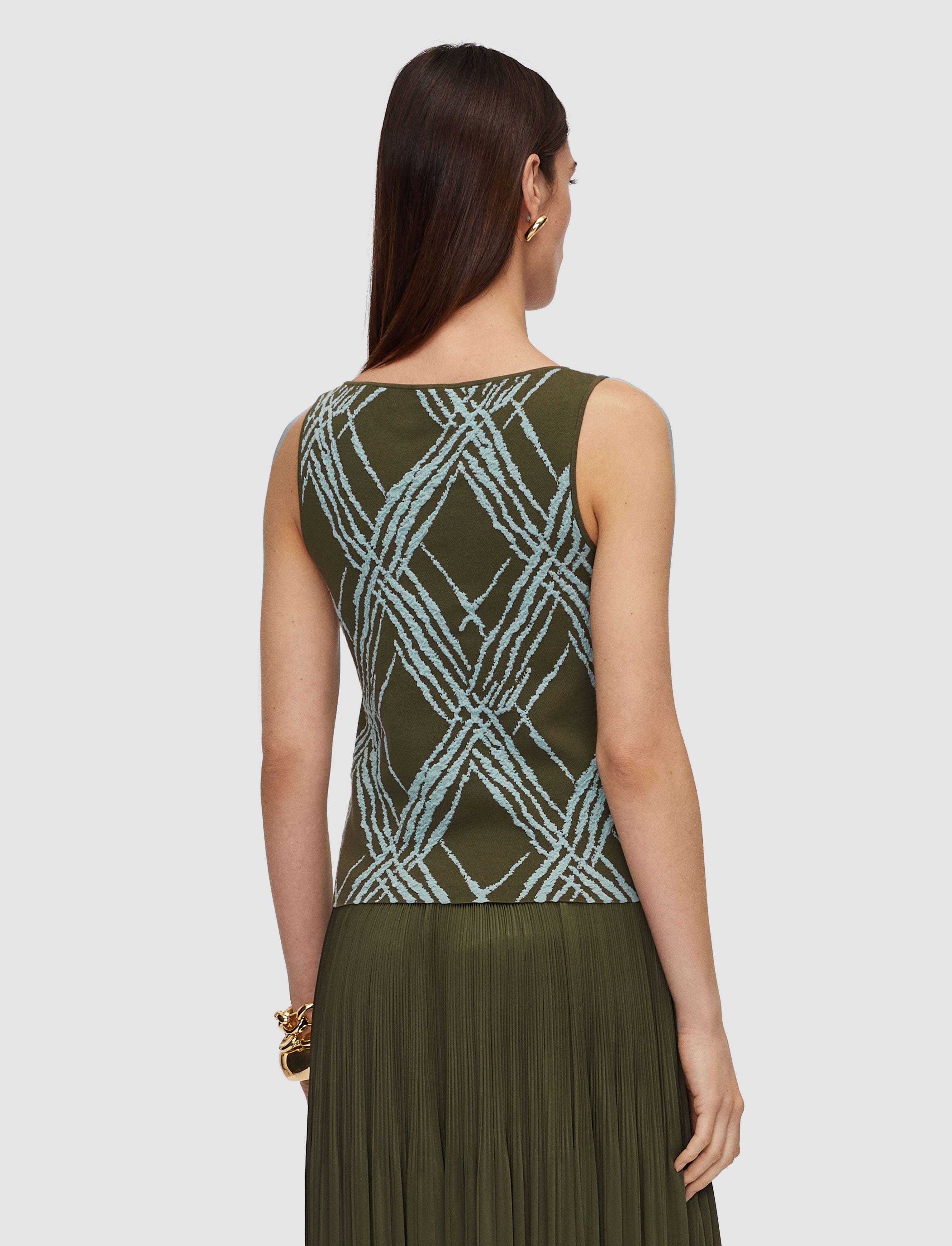 multicolour-aouda-check-cotton-silk-knit-top-JOSEPH