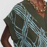Multicolour Rahma Check Cotton Silk Knit Vest - Joseph