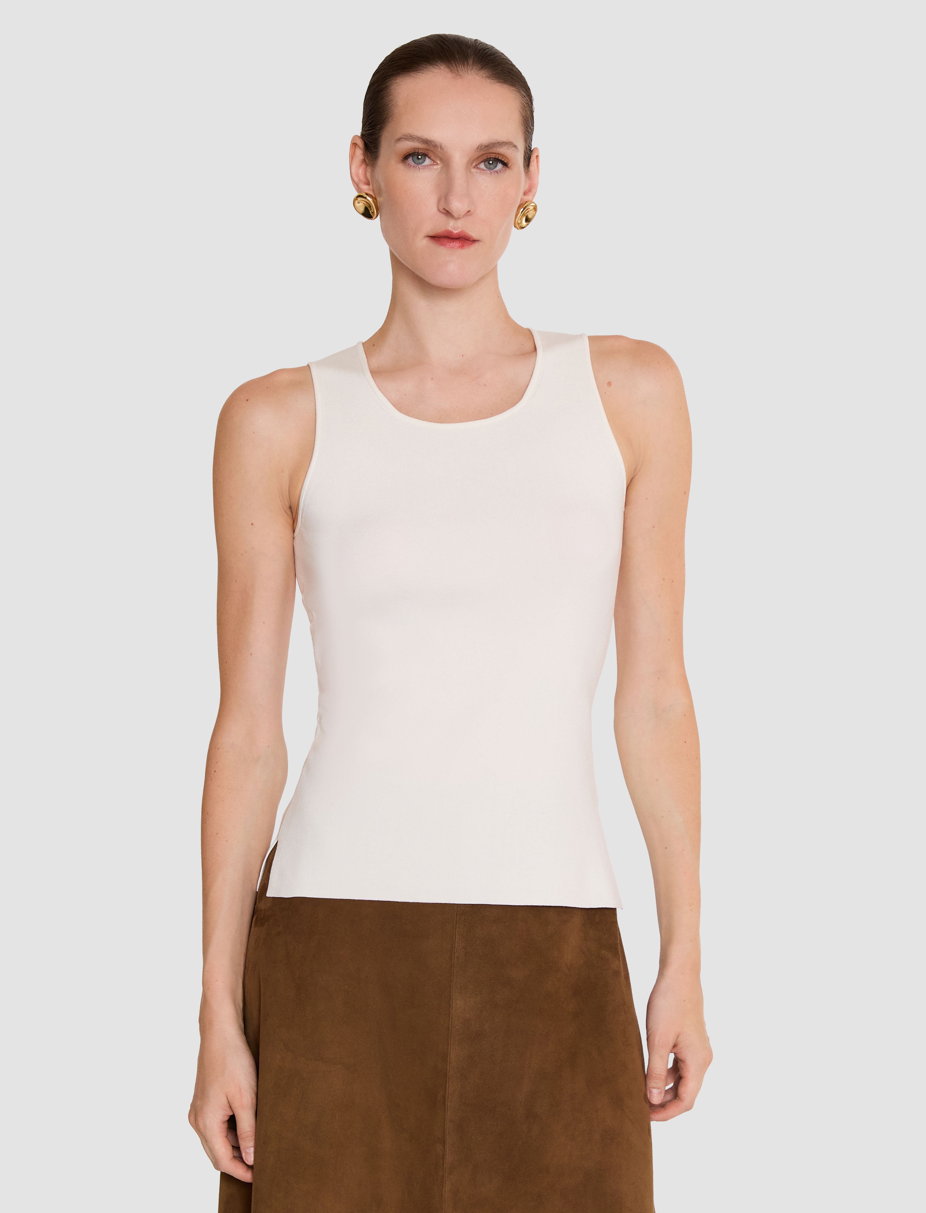 ivory-rana-silk-stretch-タンクトップ-JOSEPH