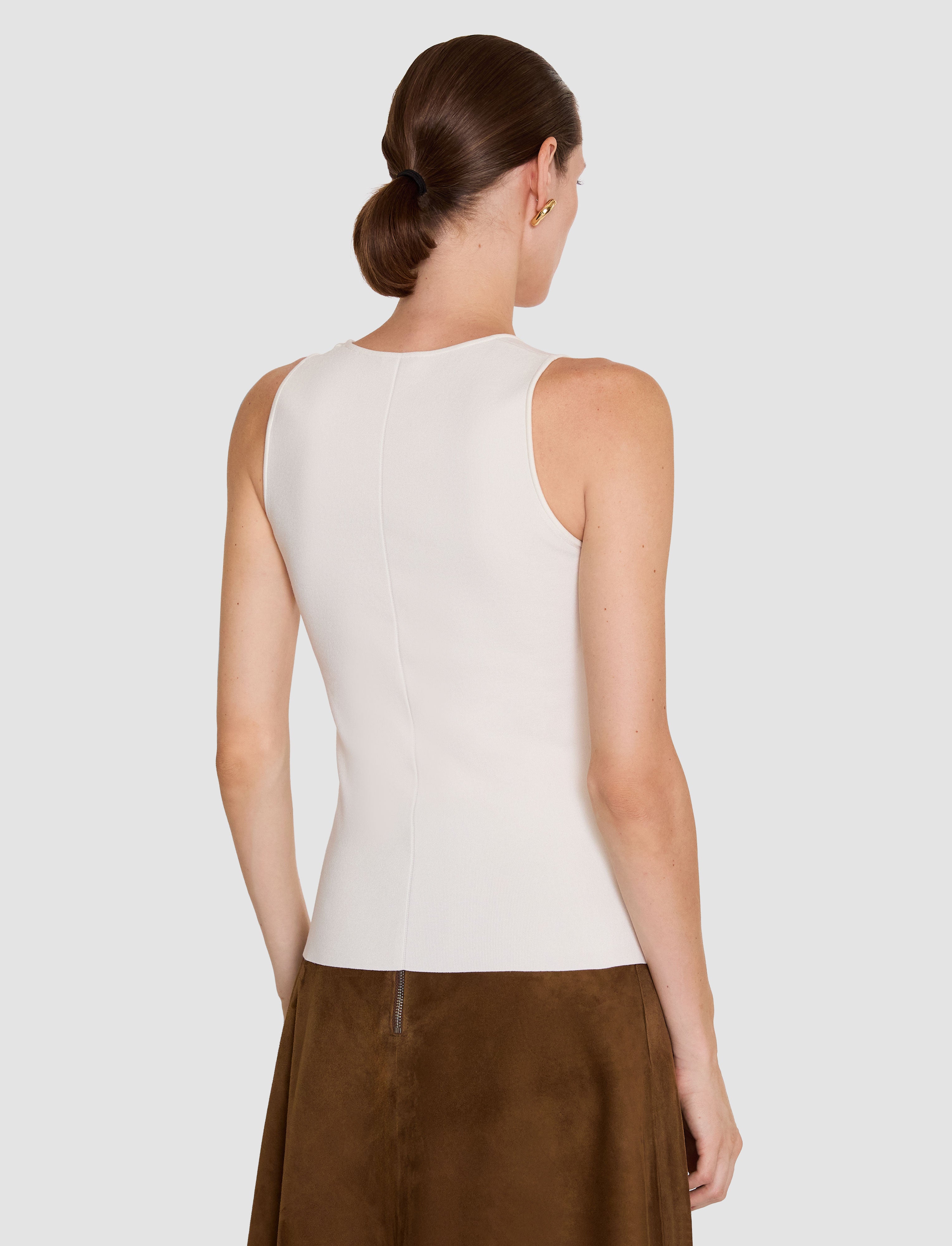 ivory-rana-silk-stretch-タンクトップ-JOSEPH