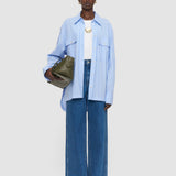 Blue Ranya Cotton Stripe Shirt - Joseph