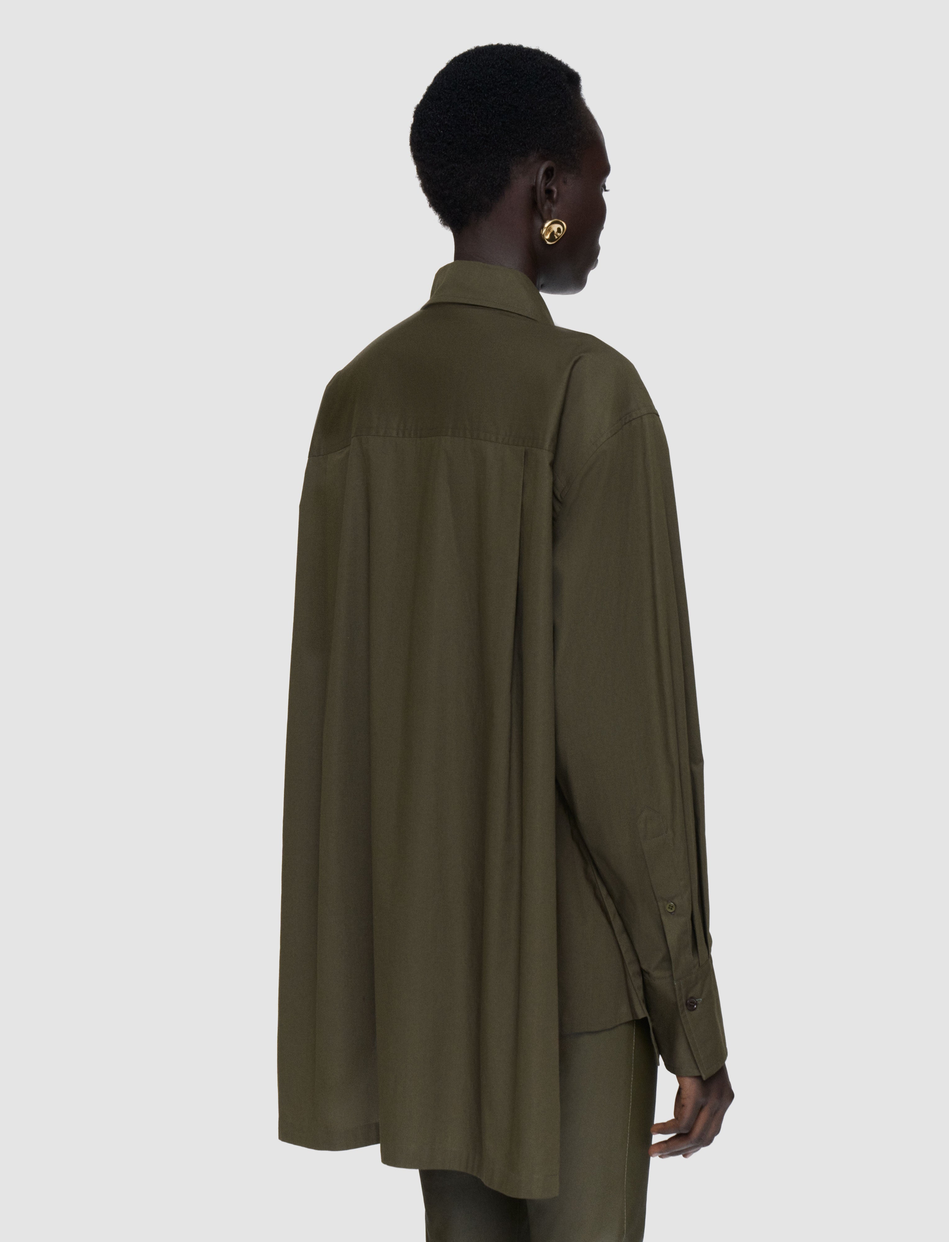 green-ranya-cotton-poplin-shirt-JOSEPH
