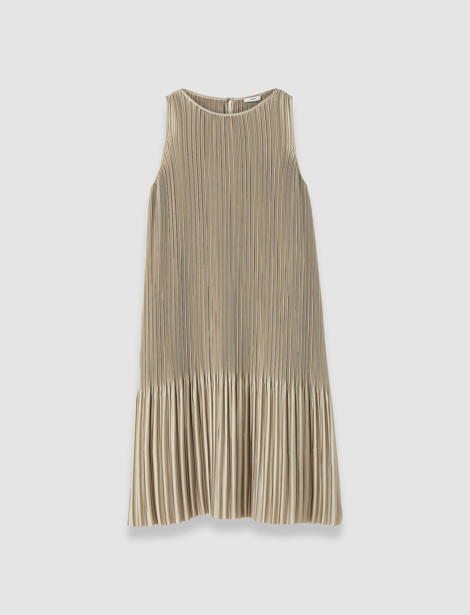 beige-robe-rida-en-satin-plisse-JOSEPH
