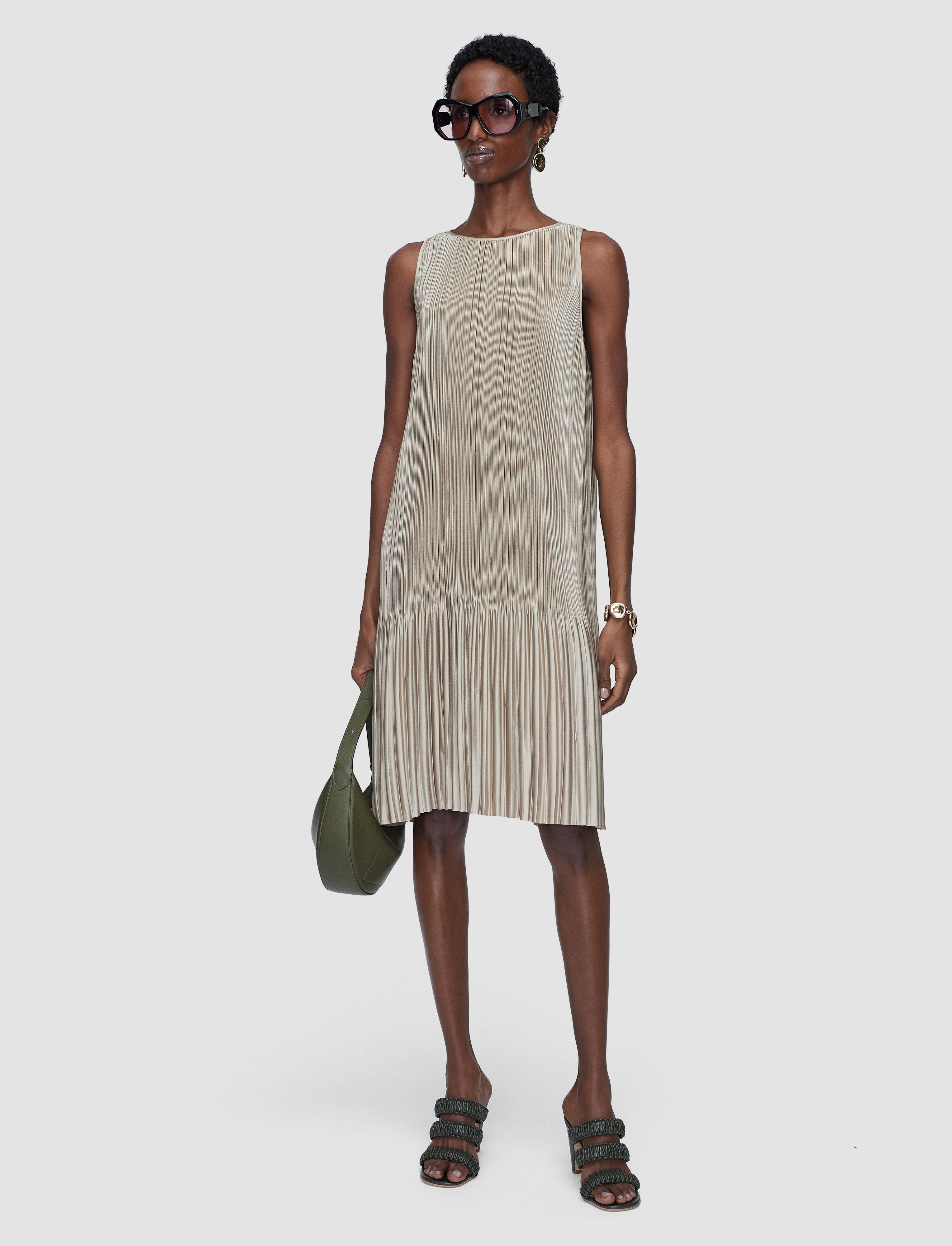 beige-robe-rida-en-satin-plisse-JOSEPH