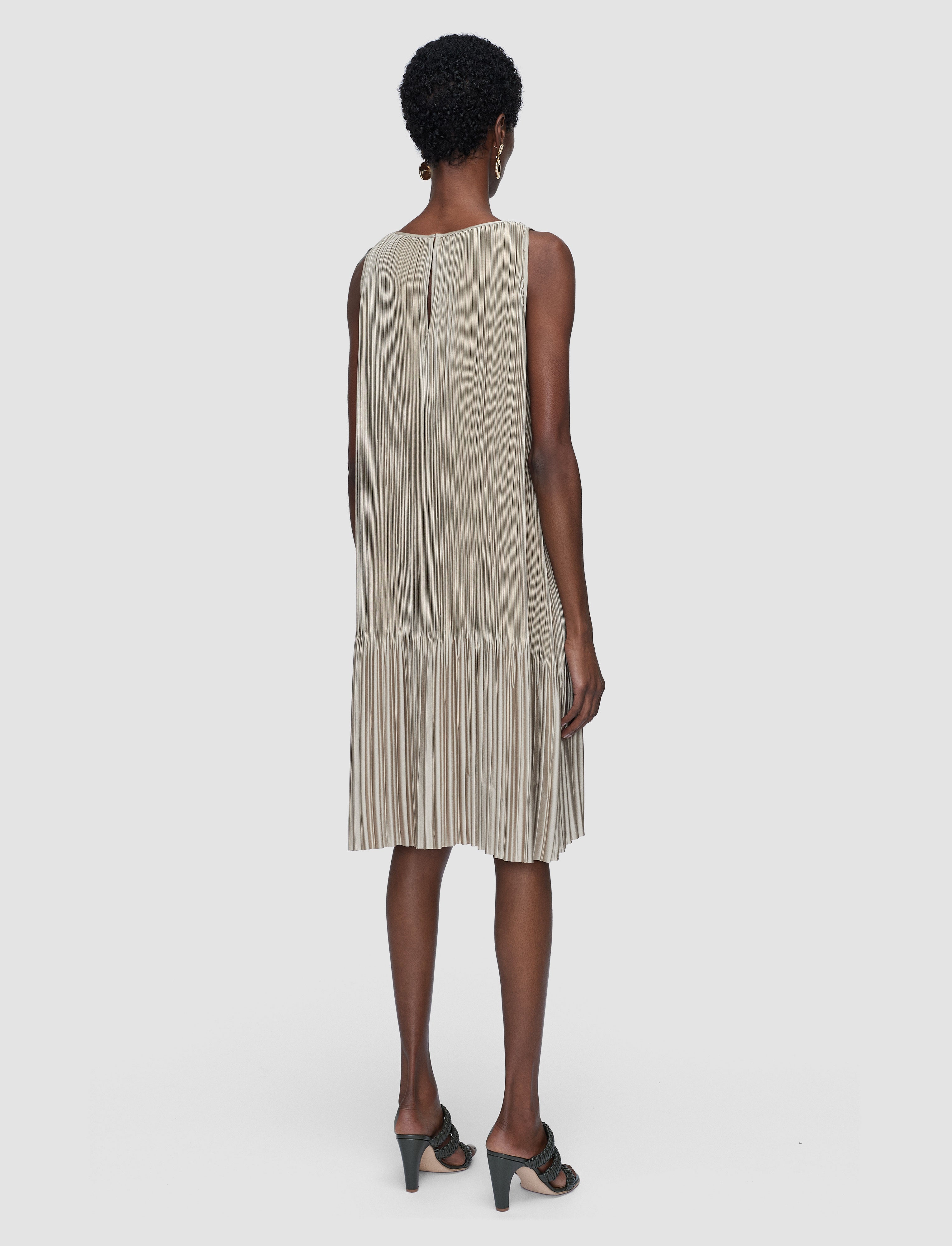beige-robe-rida-en-satin-plisse-JOSEPH